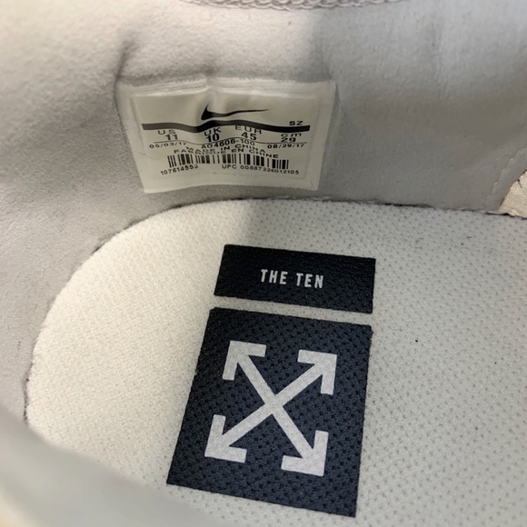 Off-White x Air Force 1 Low 'The Ten' designed by Virgil Abloh - Picture 10 of 13